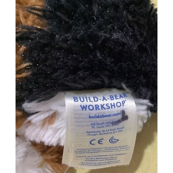 BAB Promise Pets Bernese Mountain  12" Plush Dog Collar Blue Jean Jacket Hood - Picture 10 of 12